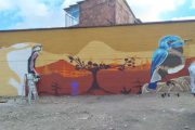 Cerca al Dorado se Cambian Residuos por Arte Urbano